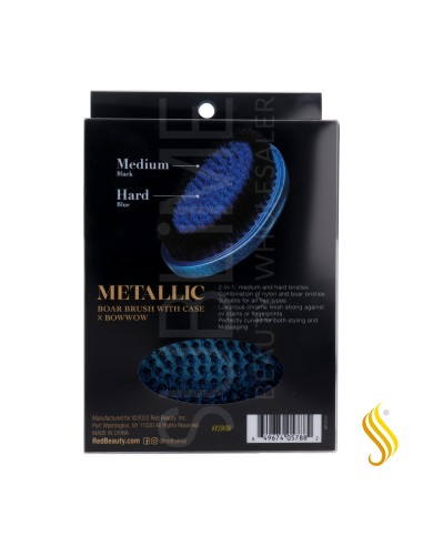 Red Kiss Pocket Mixed Boar Brush Blue Cepillo
